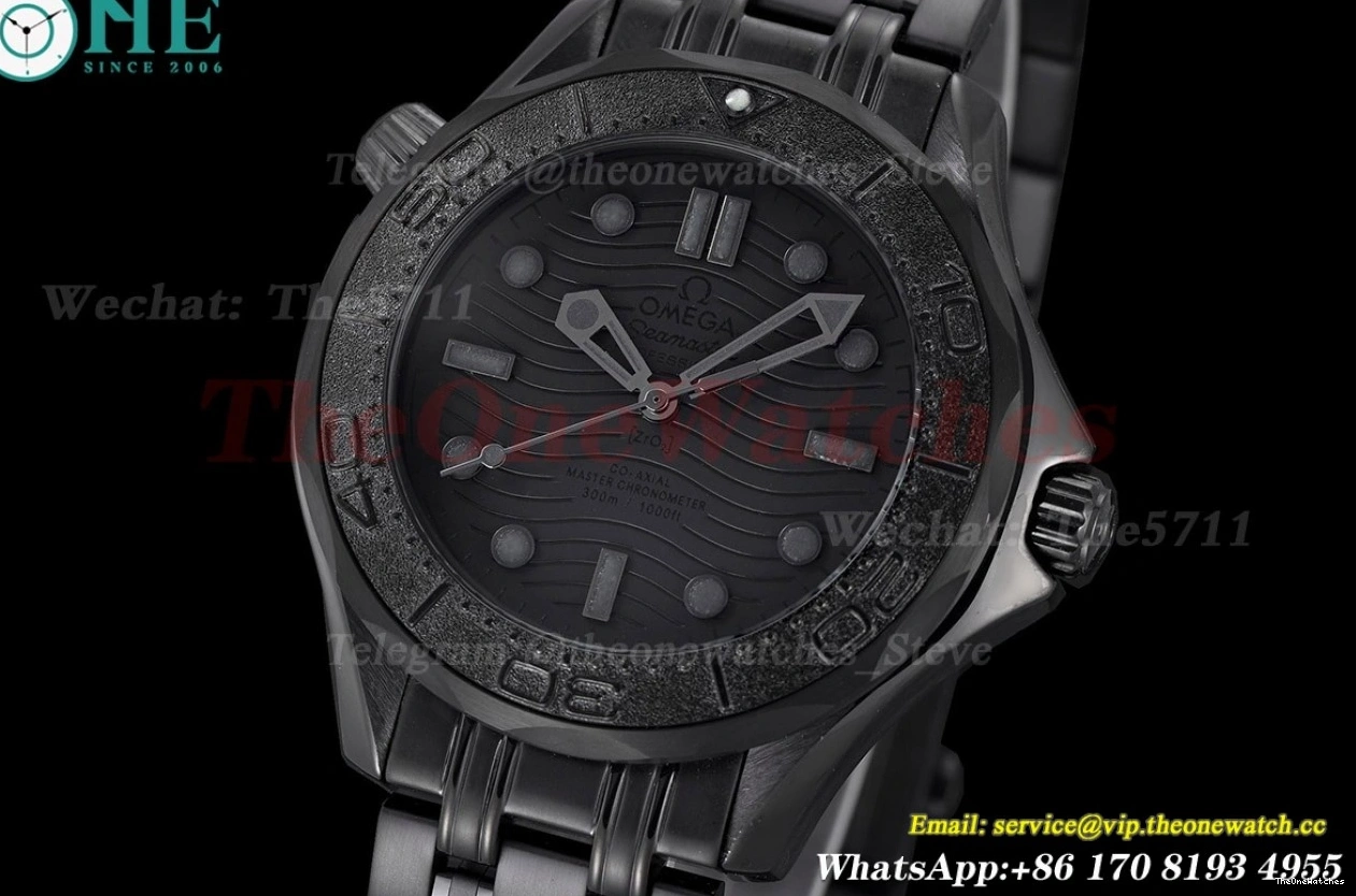 42mm PVD Seamaster Black MY8215 300m Dial PVD GDF 0130